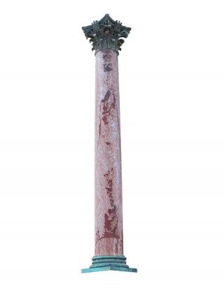 Colonne de marbre détourée