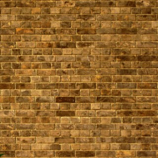 Vieux mur de briques jaunes