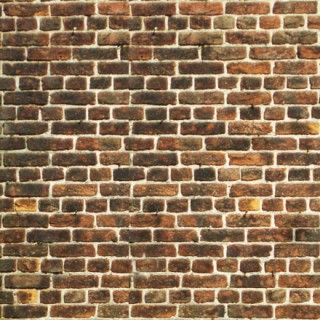 Vieux mur de briques brunes