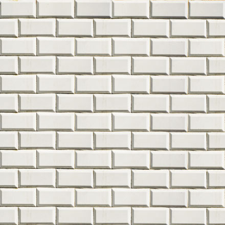 Mur de carrelage blanc