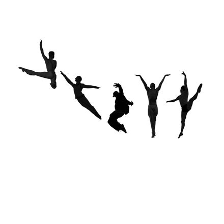 Silhouettes danseurs