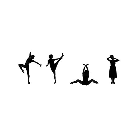 Silhouette danse classique