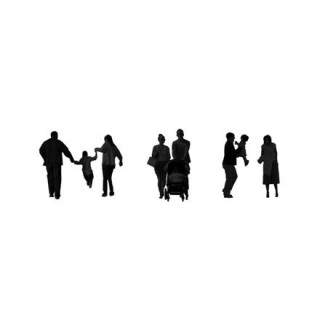 Silhouettes familles